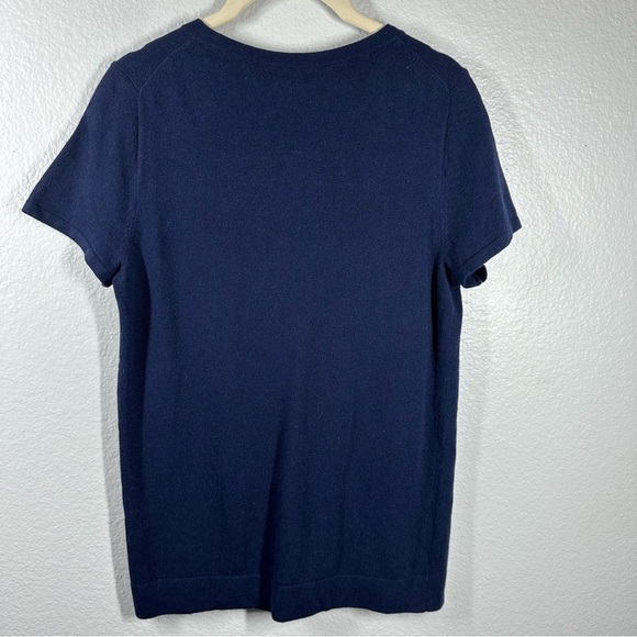 J. Crew Navy Blue Crew Neck Sweater - Picture 6 of 6